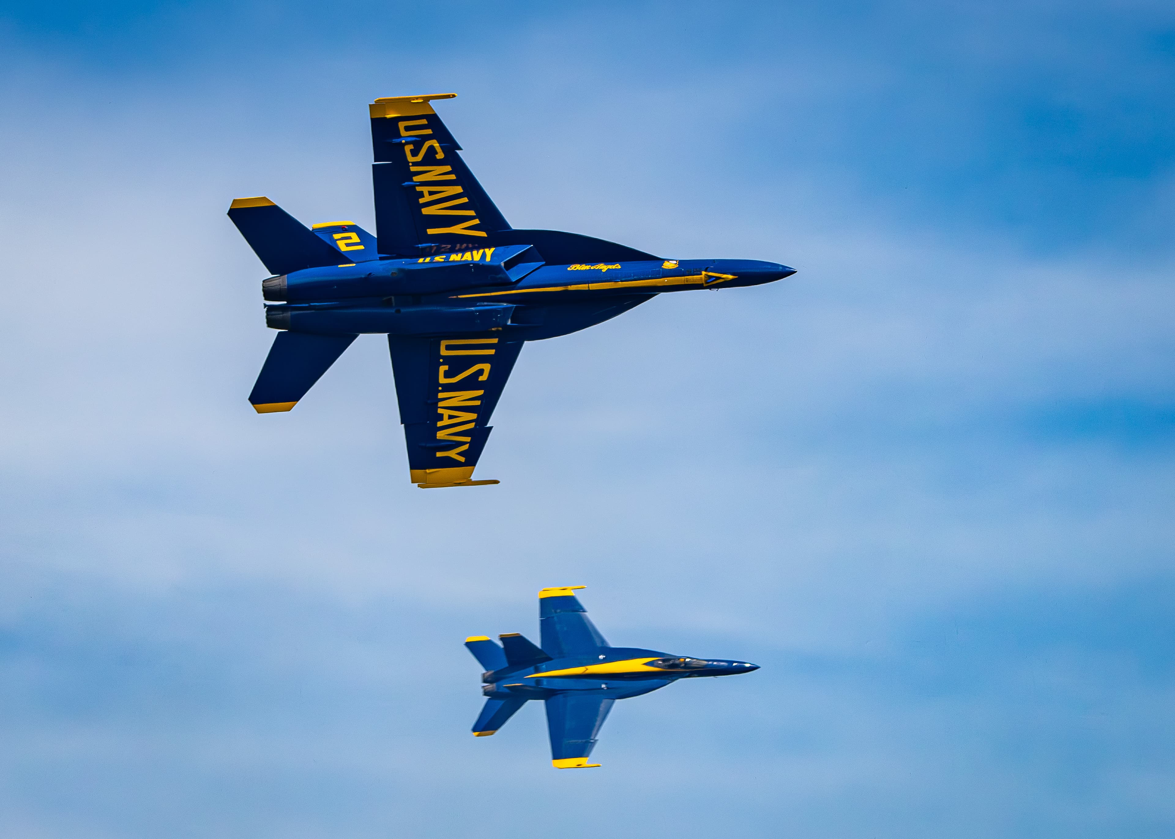 Blue Angels solo jets