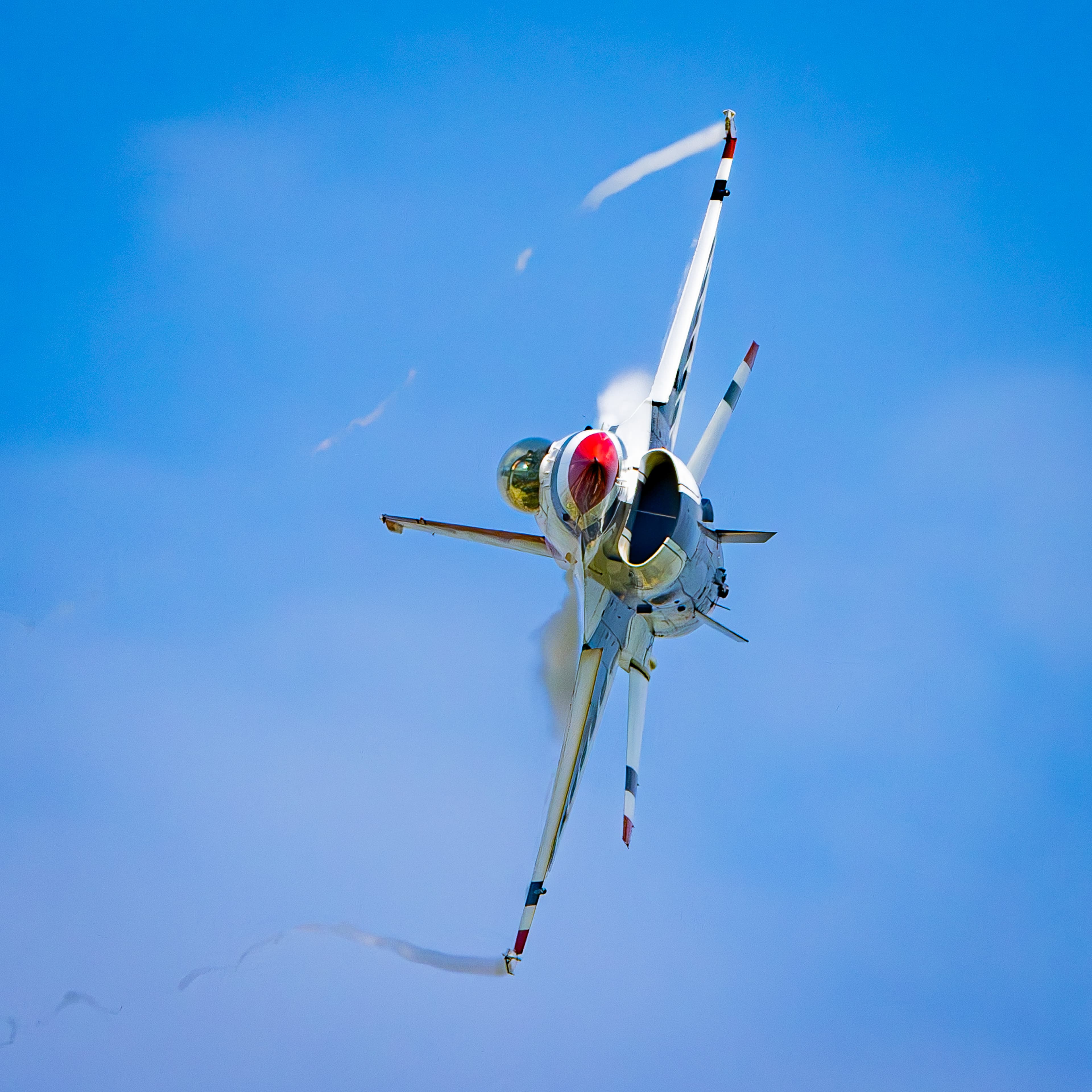 Thunderbird plane banking